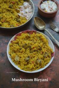 Mushroom Biryani