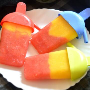 Mango and WaterMelon Popsicles