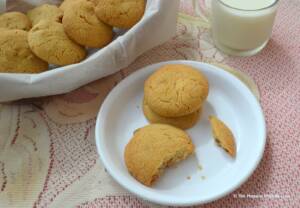 Whole Wheat Walnut Cookies