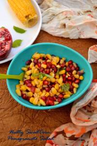 Pomegranate Sweet Corn Salad