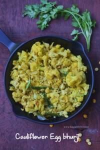 Cauliflower Egg Bhurji