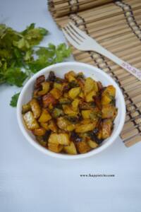 Bitter gourd Potato Roast