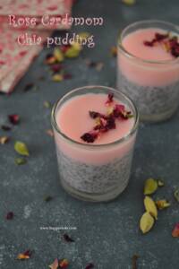 Rose Cardamom Chia Pudding