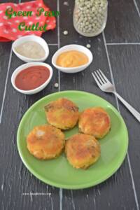Green Peas Cutlet