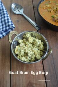 Mutton brain Egg Burji