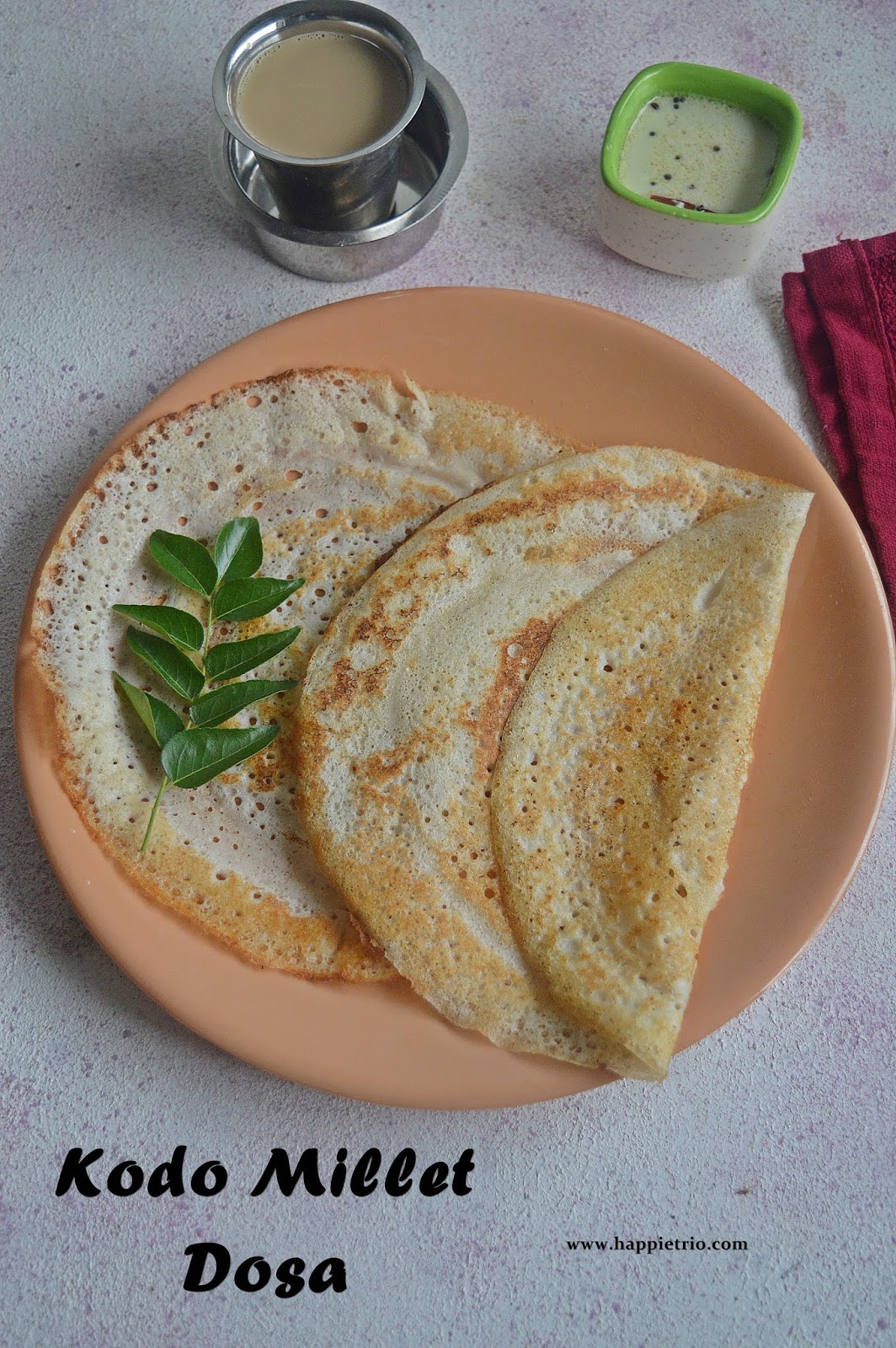 Kodo Millet Dosa Varagu arisi dosa Cook with Sharmila