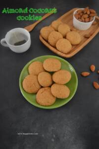 Almond coconut cookies