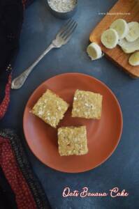 Oats Banana Cake