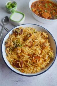 Paneer Tikka Biriyani Recipe | How to make Grilled Paneer Biryani Recipe
