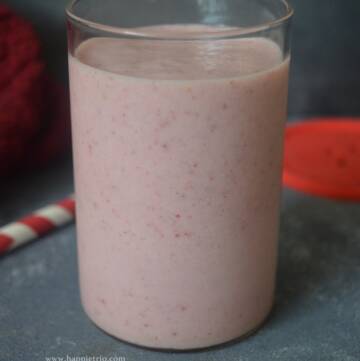 Strawberry Lassi Recipe | How to make Strawberry Lassi