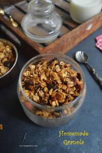 Granola Recipe | How to make Granola in home | Homemade Granola Recipe