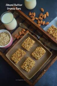 Almond Butter Granola Bars