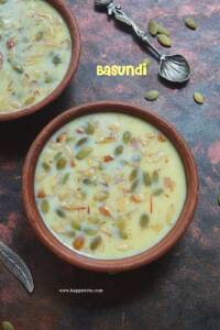 Basundi Recipe | How to prepare Basundi | No Condensed Milk Basundi