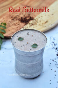 Ragi Buttermilk