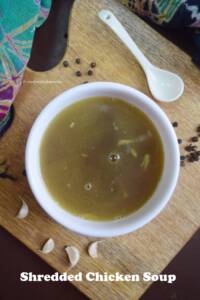 Shredded Chicken Soup