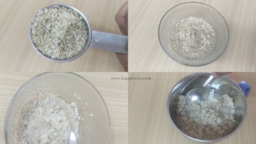 Step 1 - How to Prepare Millets Porridge