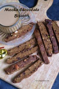 mocha chocolate biscotti