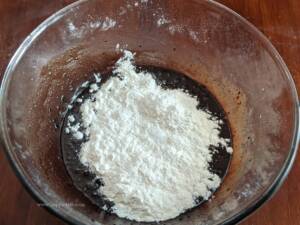 Step 4 - Add in the flour