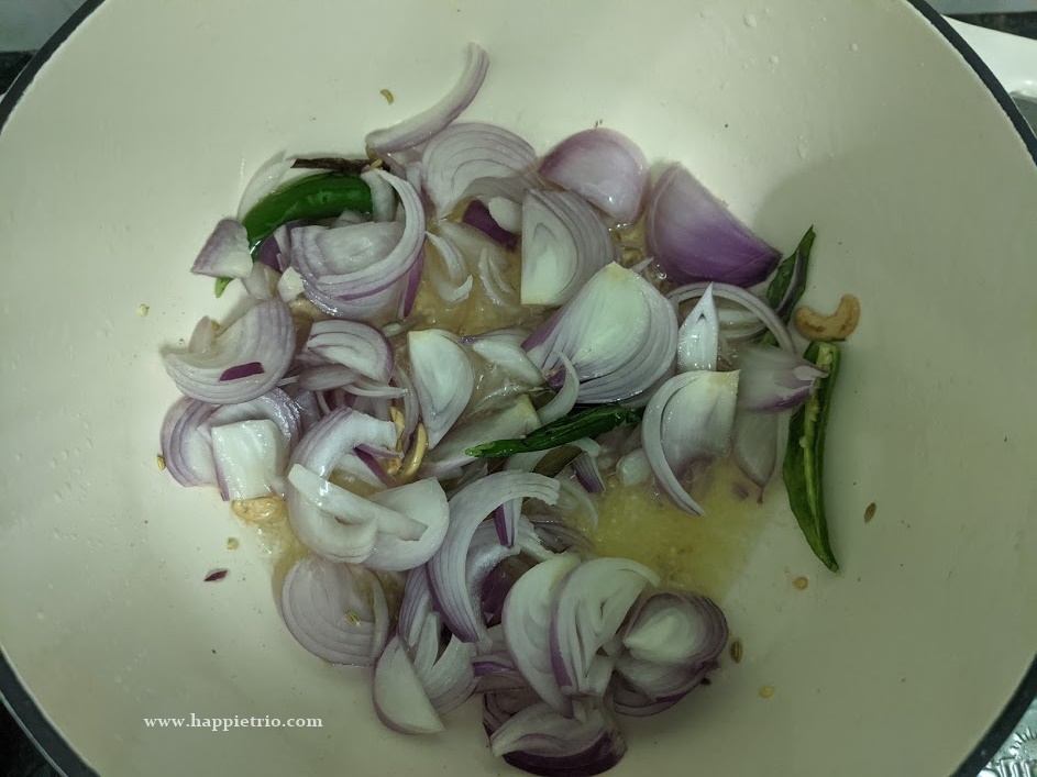 add in the sliced Onion