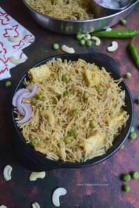 Instant Pot Paneer Peas Pulao