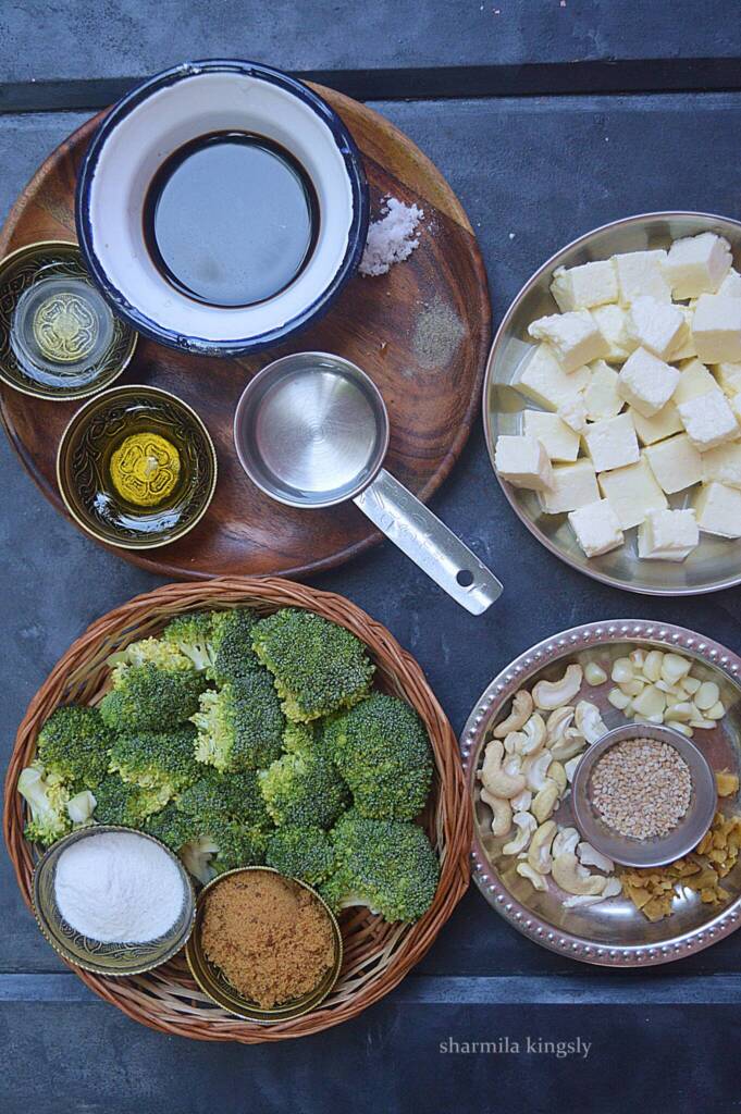 Tofu Broccoli Stir fry Ingredients