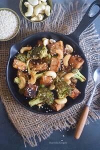 Tofu Broccoli Stirfry