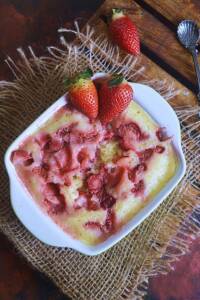 Instant Pot Strawberry Cobbler