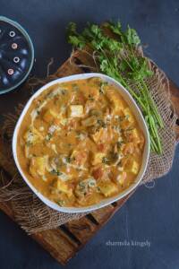 Instant Pot Mushroom Paneer Masala