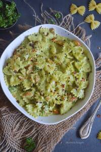 Instant pot pesto pasta