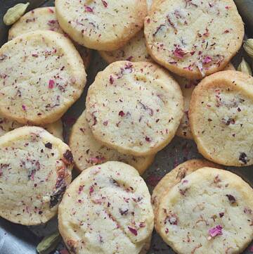 Rose Cardamom Cookies