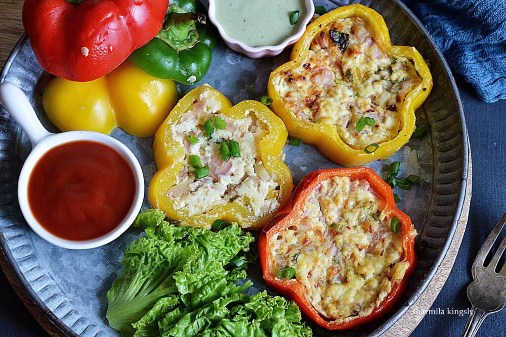 Stuffed Bell Peppers Rings