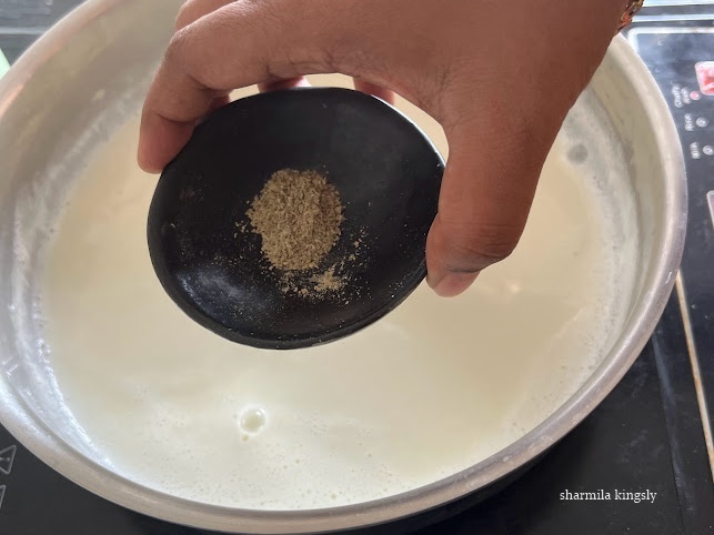 Add Cardamom powder